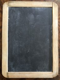 Small Vintage Two- Sided Slate Chalkboard