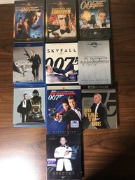 10 - James Bond 007 - Blu-ray/DVD's