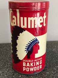 Calumet Baking Powder Advertising Tin