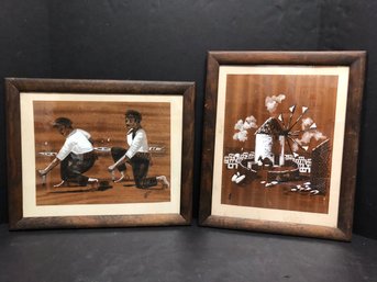 #2 - Two Original Paintings On Wood