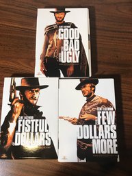 3 - Clint Eastwood Classic DVD's