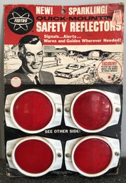 1965 Fedtro Safety Reflectors - NOS