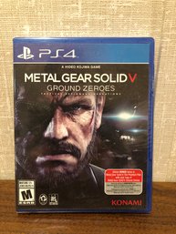 PS4 - Metal Gear Solid V - Ground Zeroes - New Sealed