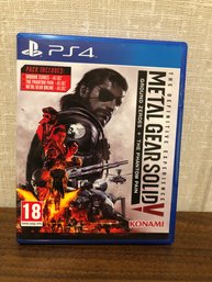 PS4 - Metal Gear Solid V - Ground Zeroes & The Phantom Pain