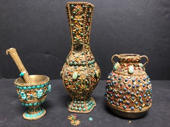 3 Egyptian Decorative Pieces