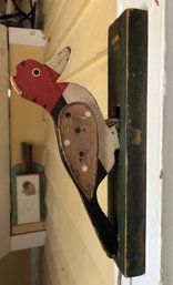 Wood Woodpecker Door Knocker