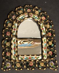 Beautiful Reverse Glass Painted Mirror