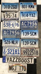 14 License Plates