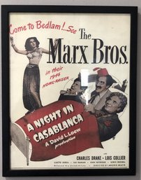 Marx Bros. Night In Casablanca Movie Card