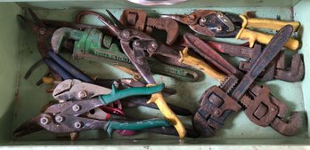 3rd Drawer - Assorted Snips & Pipe Wrenches