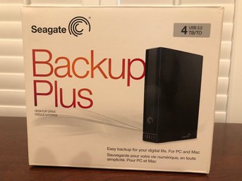 Seagate 4 TB Backup Plus - Desktop Drive