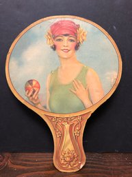 1920's Advertising Fan - Norwich Gas & Electrical Dept.