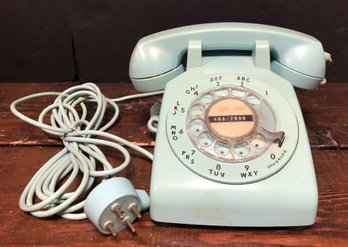 Vintage Blue Western Electric Telephone