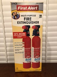 2 Pack - First Alert Fire Extinguishers