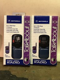 Two Motorola - 2-way Radios