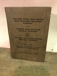 NY-NH-Hartford Railroad Rule Book 1925