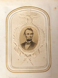 Antique Photo Album - Abraham Lincoln - Tin Types