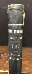 Antique 1912 Wallingford Directory Vol. X