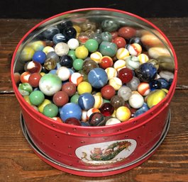 Tin Full Vintage Marbles