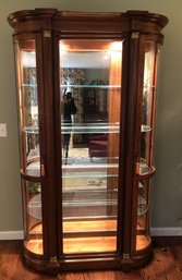 Beautiful Large Pulaski Furniture Lighted Curio Cabinet
