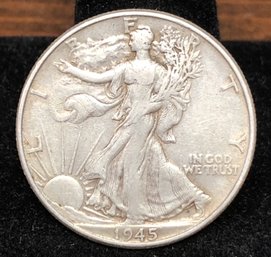 1945 Walking Liberty Half Dollar