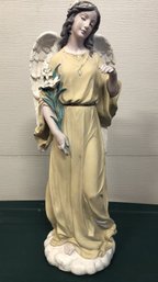 #2 - Tall Girl Angel Resin Garden Statue