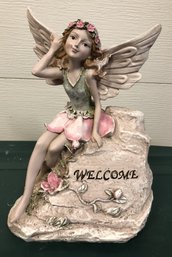 #11 - Resin Fairy Welcome Garden Statue