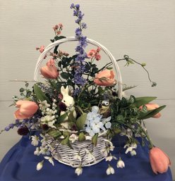 #9- Wild Wisteria Easter Basket Floral Arrangement