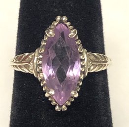 Kabana Sterling & Amethyst Ring