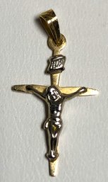 Small 14k Gold Crucifix Pendant