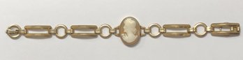 10k Gold Filled Cameo Bracelet