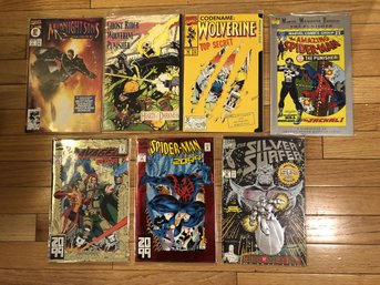 7 Comics - Ghost Rider - Spider Man - Punisher - Silver Surfer