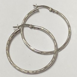 Sterling Hoop Earrings