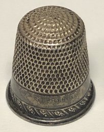 Vintage Sterling Thimble