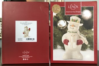 #22 - 2pc Lenox Snowmen - New