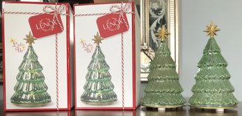#24 - 2pc Lenox Radiant Light Christmas Trees