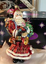 #17 - Christopher Radko Ornament - Big & Bountiful Santa