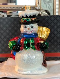#23 - Christopher Radko Ornament - Snowman
