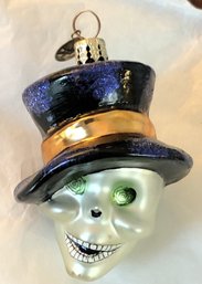 #38 - Christopher Radko Ornament - Skeleton Head