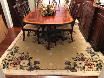 Enchantment By Shaw - 8x11 Floral Rug - Dining Room