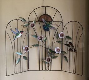 Large Bovano Of Cheshire Hummingbird Wall Sculpture