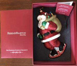 #56 - Reed & Barton Christmas Ornament - Skating Santa