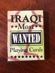 Vintage Iraqi Most Wanted Playing Cards - Sealed