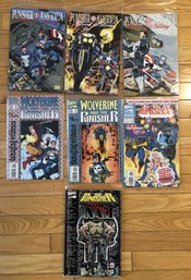 7 Comics - Punisher - Captain America - Wolverine