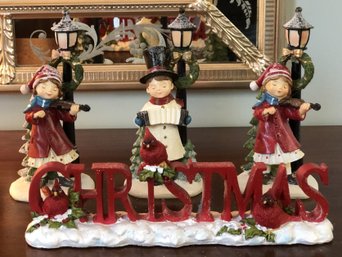 T4 #5 - 4pc Christmas Sign & Figures