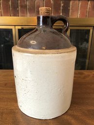 Antique Stoneware Whiskey Jug