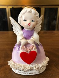 Mid-Century February Angel Figurine - Japan