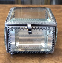 Thick Beveled Glass Dresser Box - Hotel Collection