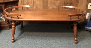 Oval Maple Coffee Table