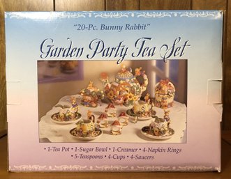 20pc Bunny Rabbit Garden Tea Party Set